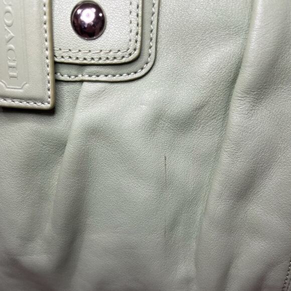 Coach F13733 Soho Pleated Leather Carryall Bag - Picture 9 of 16